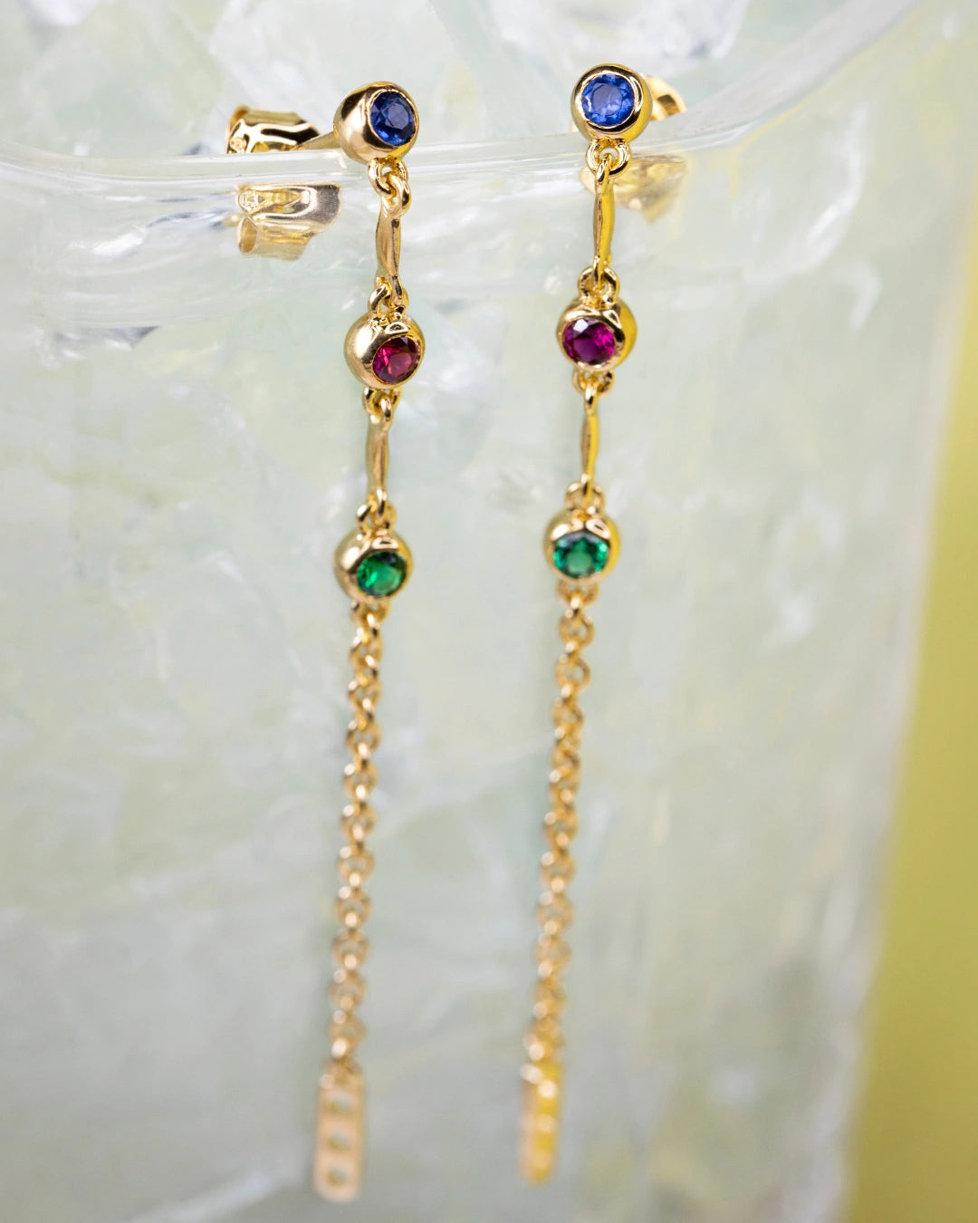 Rainbow Drop Earrings