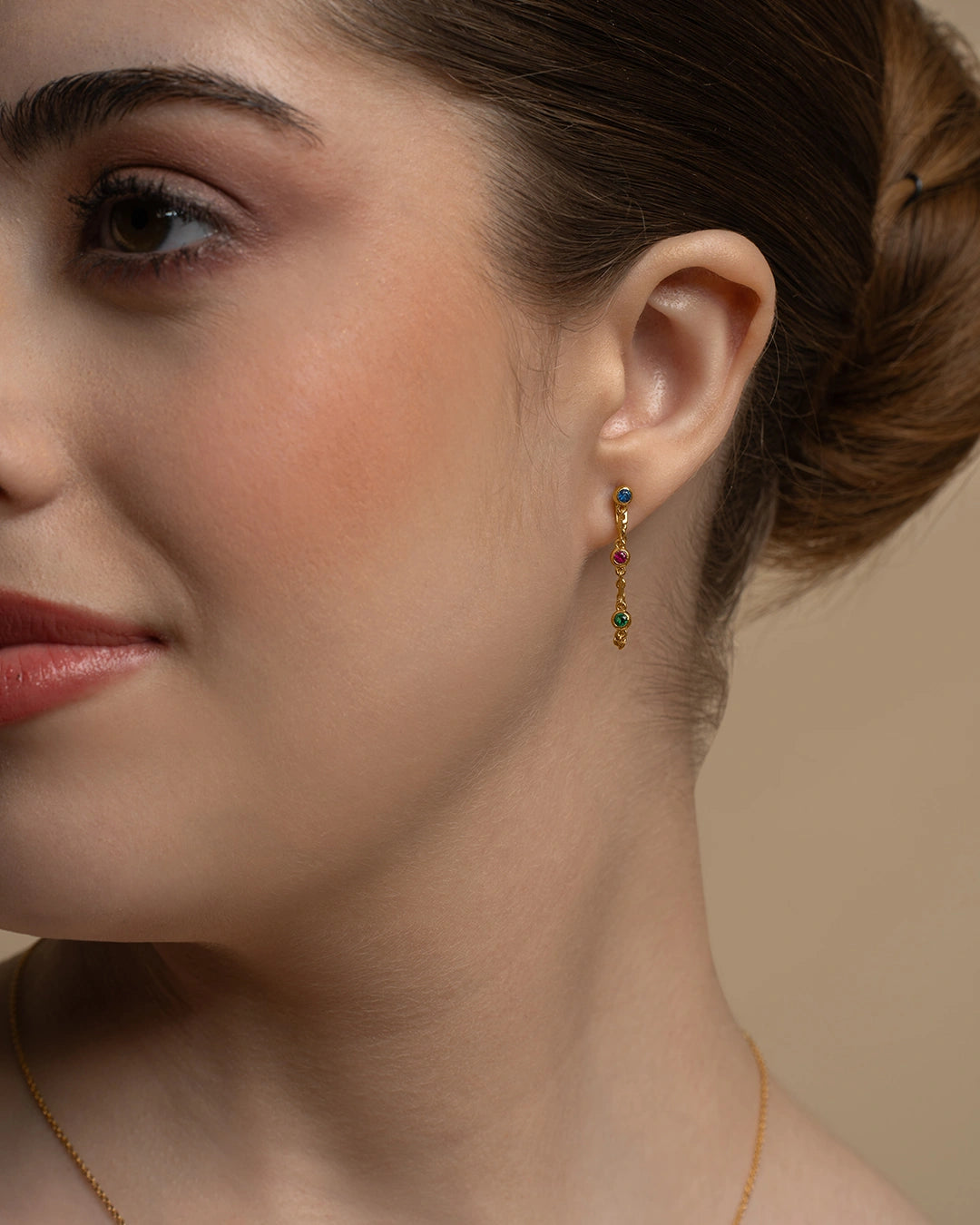 Rainbow Drop Earrings