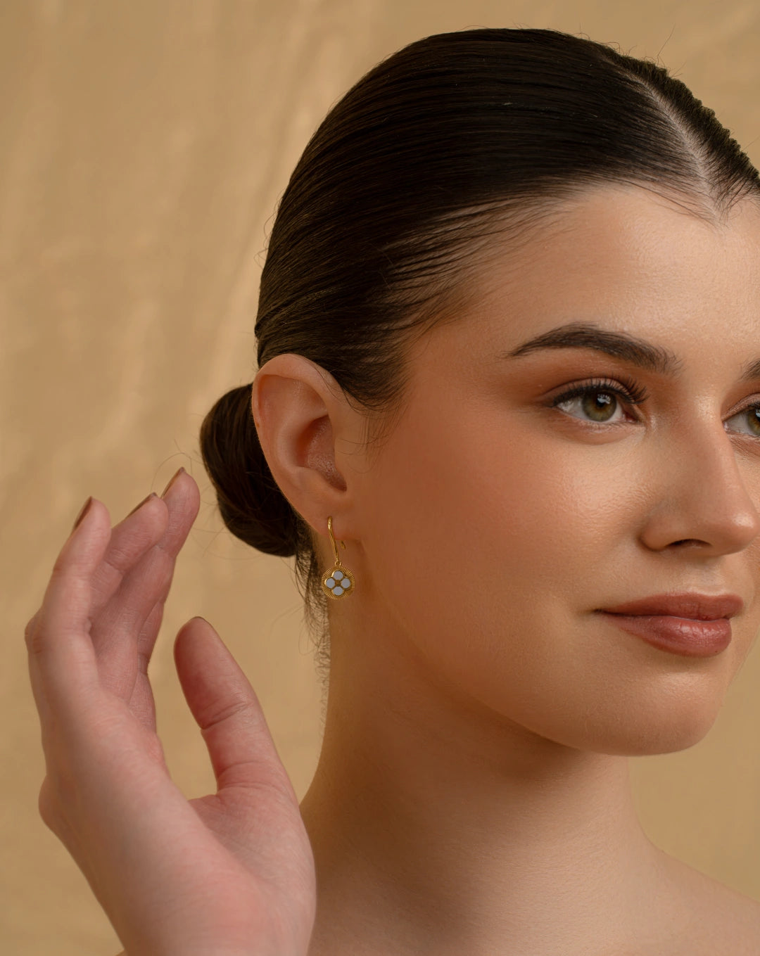 Aqua Bloom Earrings