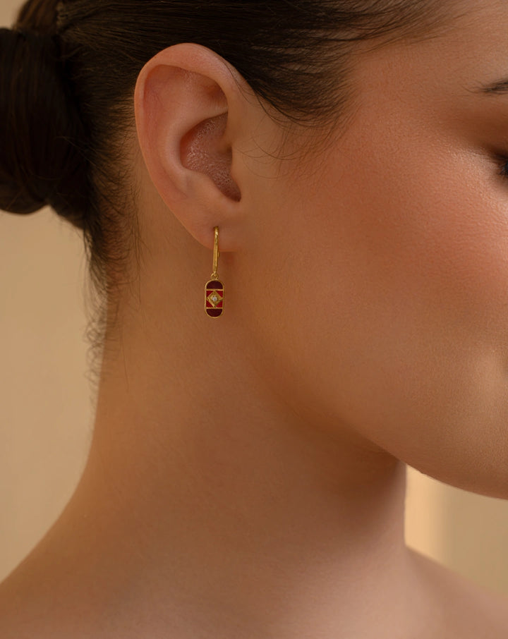 Scarlet Deco Earrings