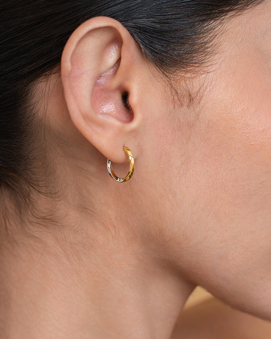 Twist Huggie Earrings