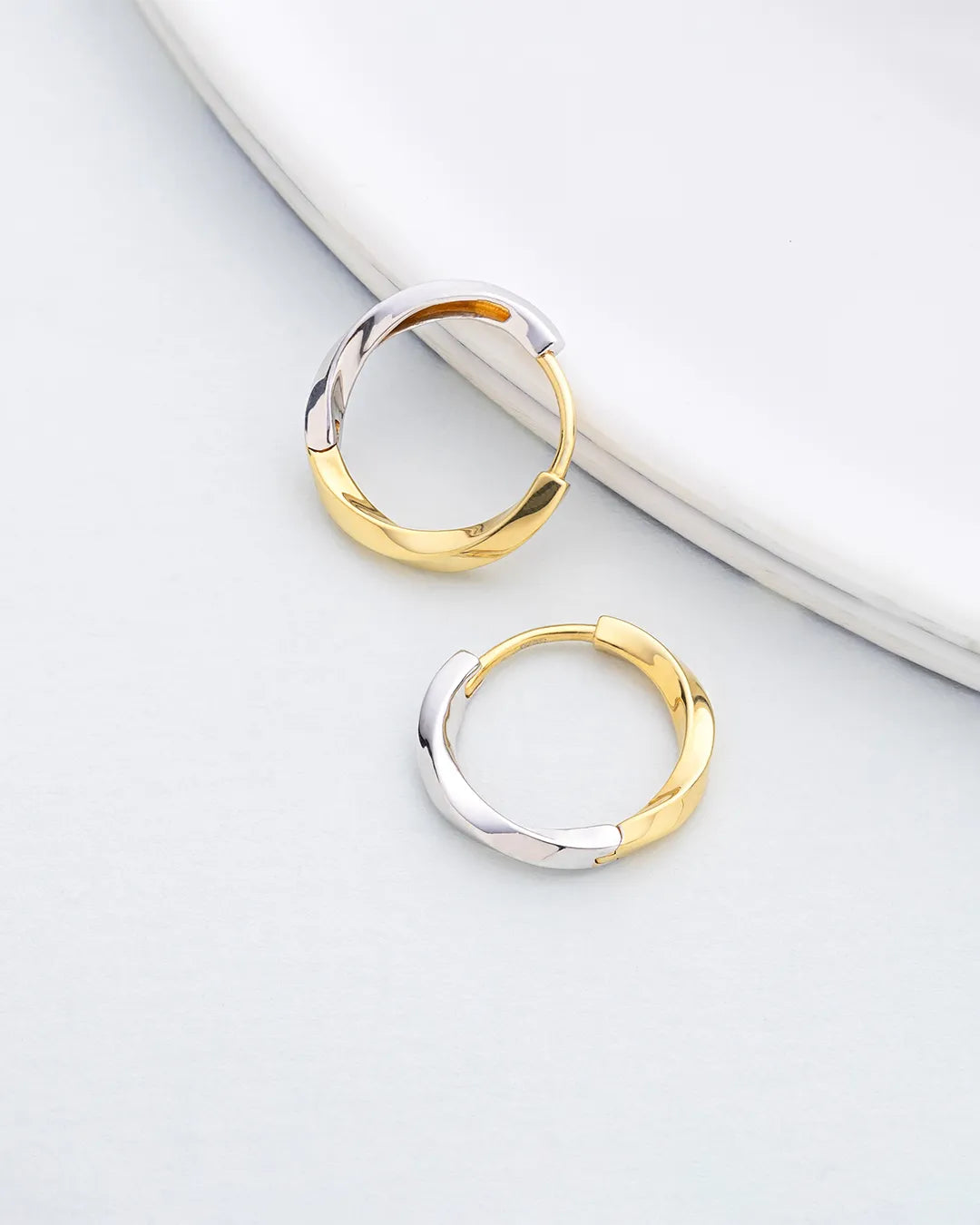 Twist Huggie Earrings