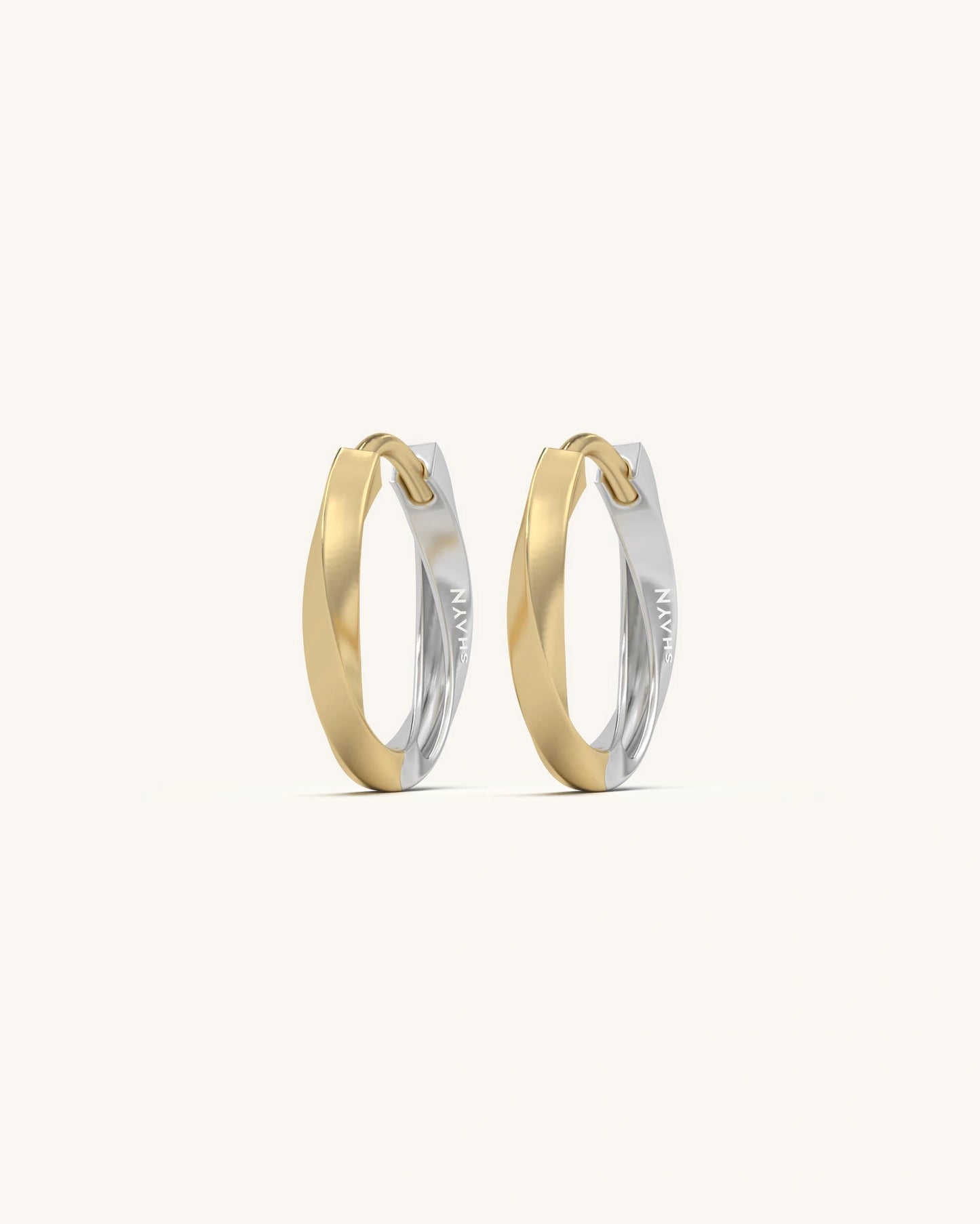 Twist Huggie Earrings