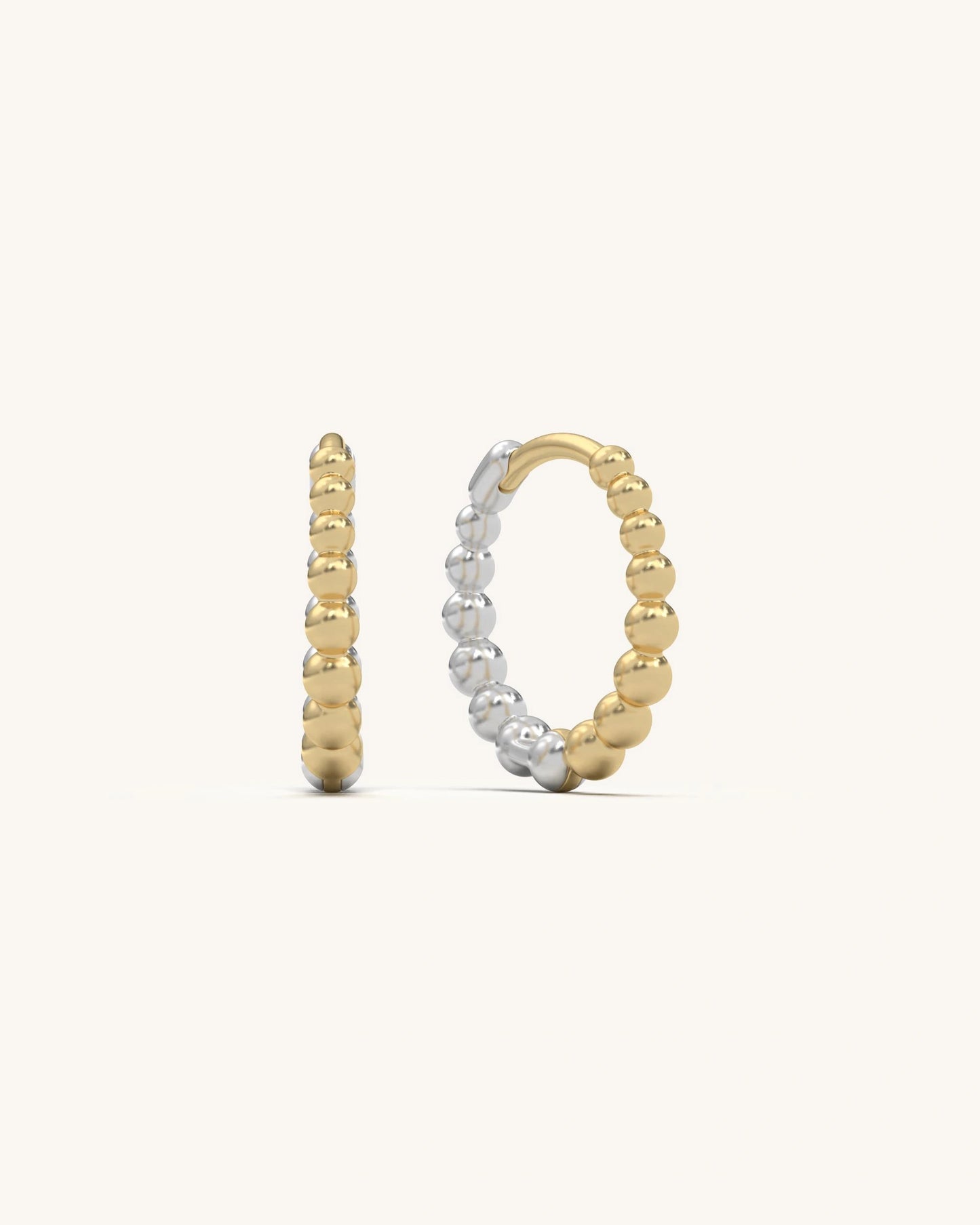 Beaded Loop Huggies
