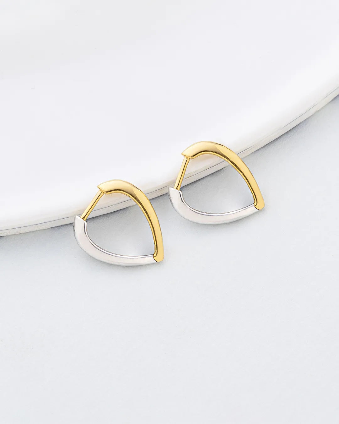 Teardrop Hoop Huggies