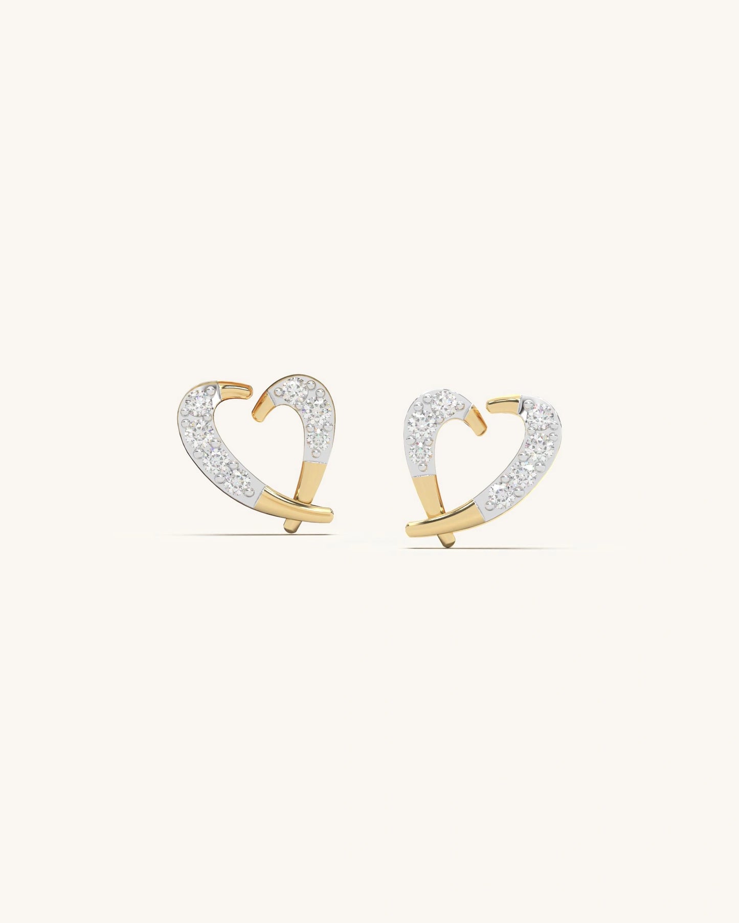 Open Heart Studs