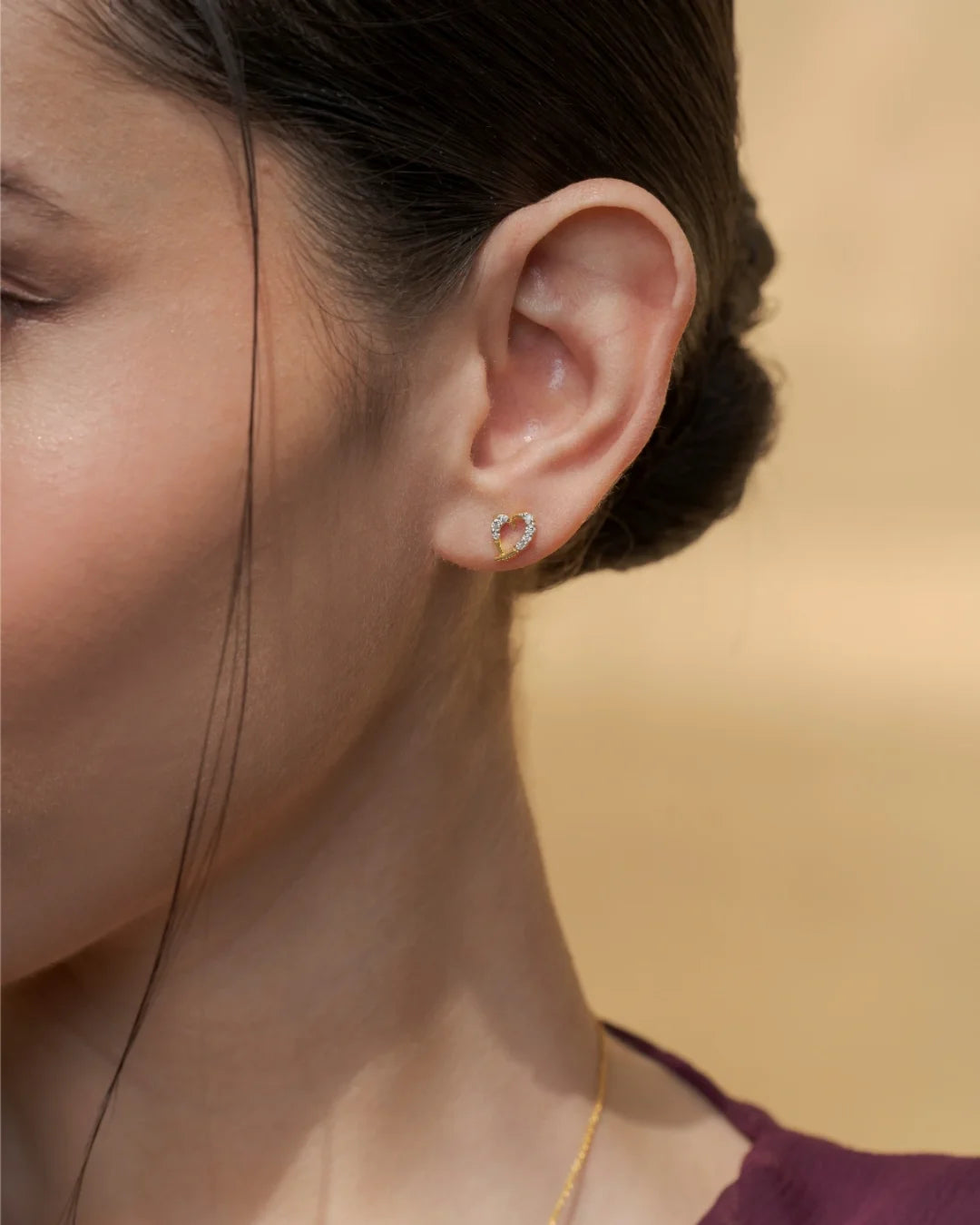 Open Heart Studs