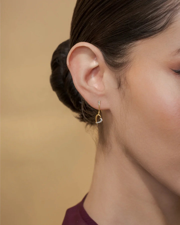 Hook Heart Earrings