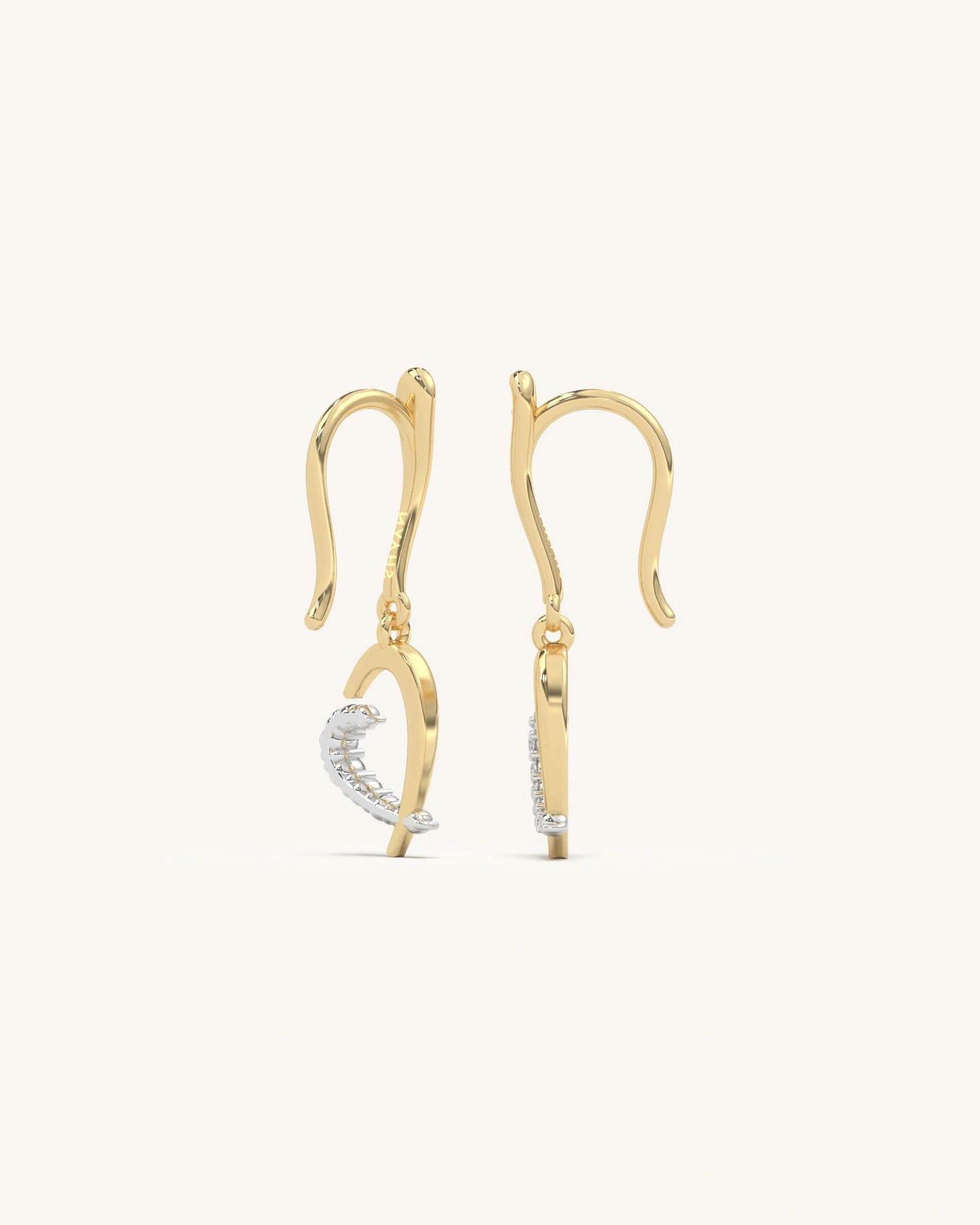 Hook Heart Earrings