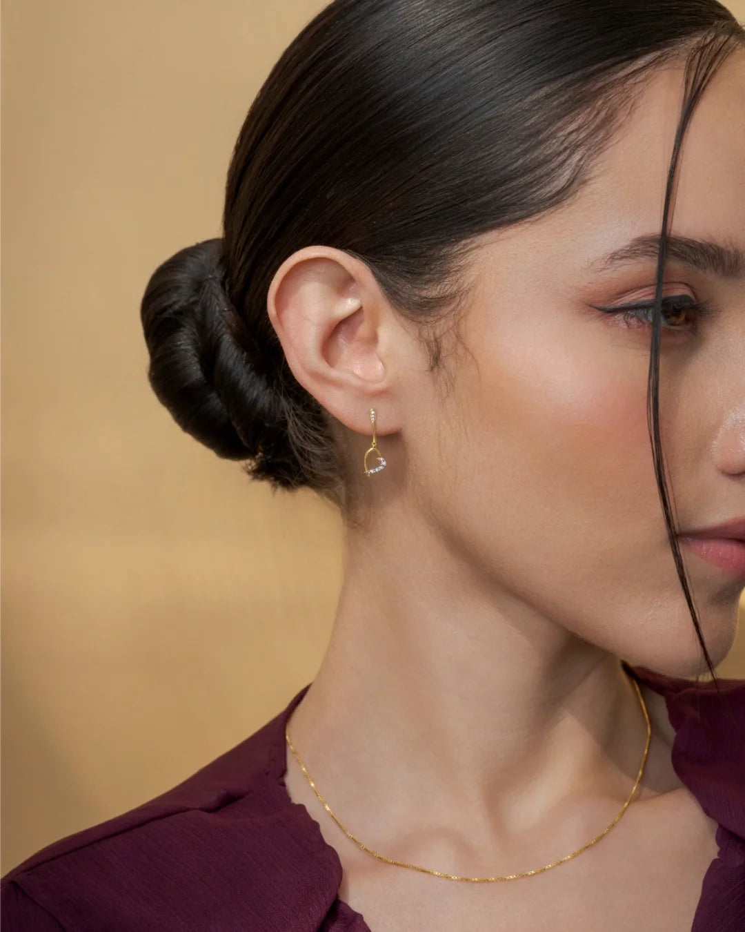 Hook Heart Earrings