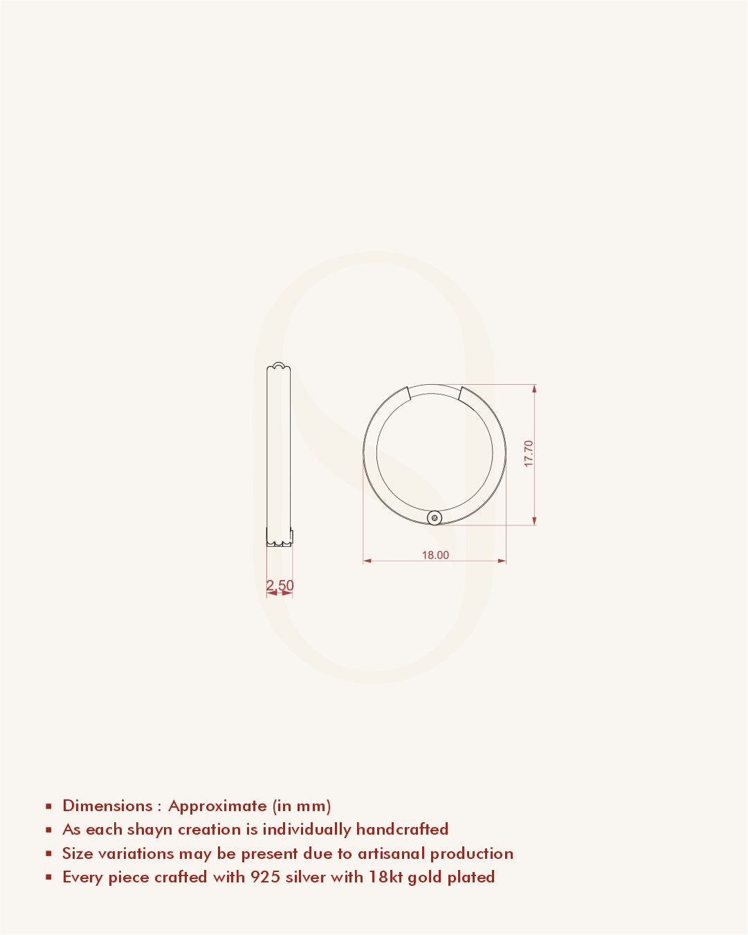 Thick Circular Hoops