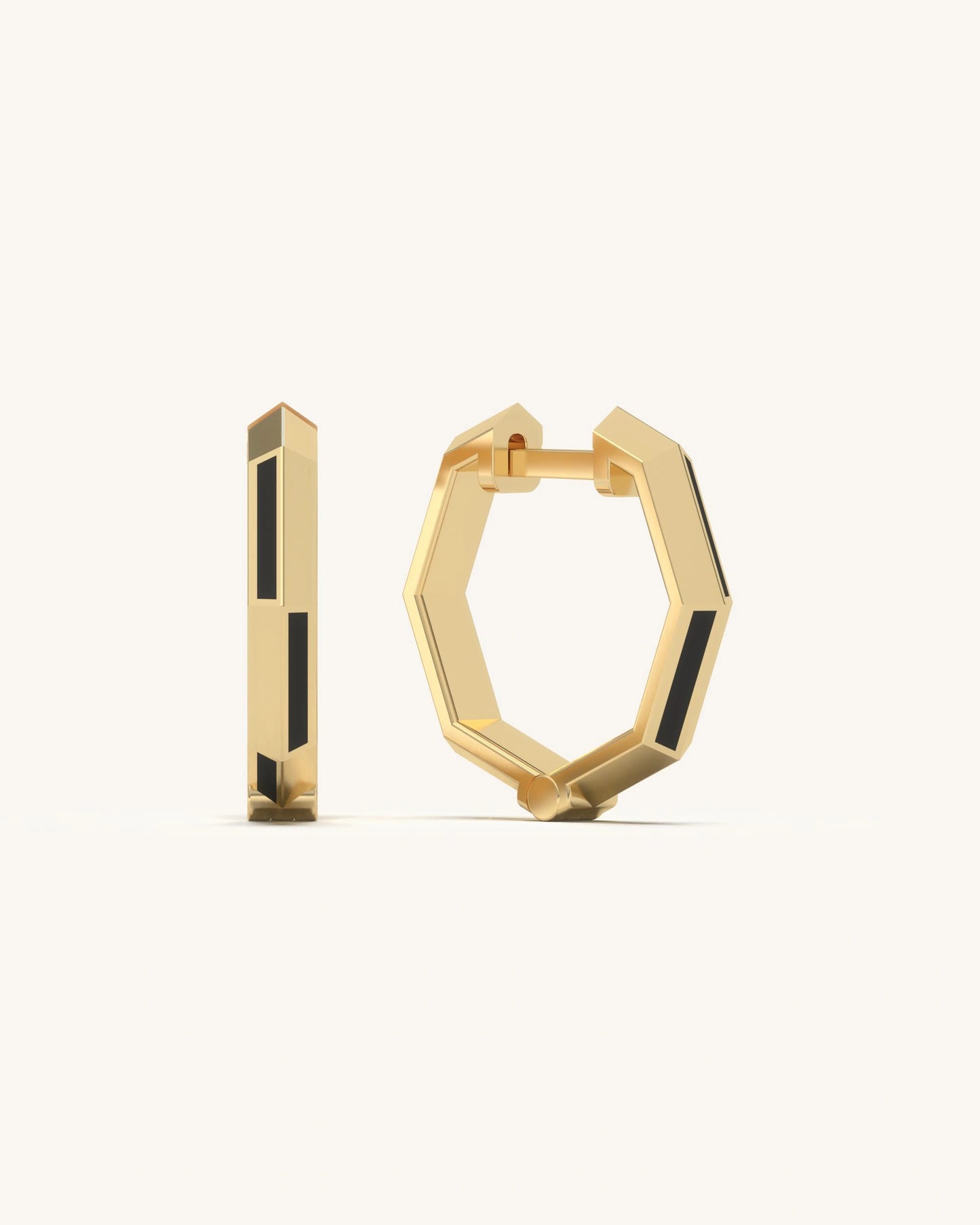Facets Chic Hoops