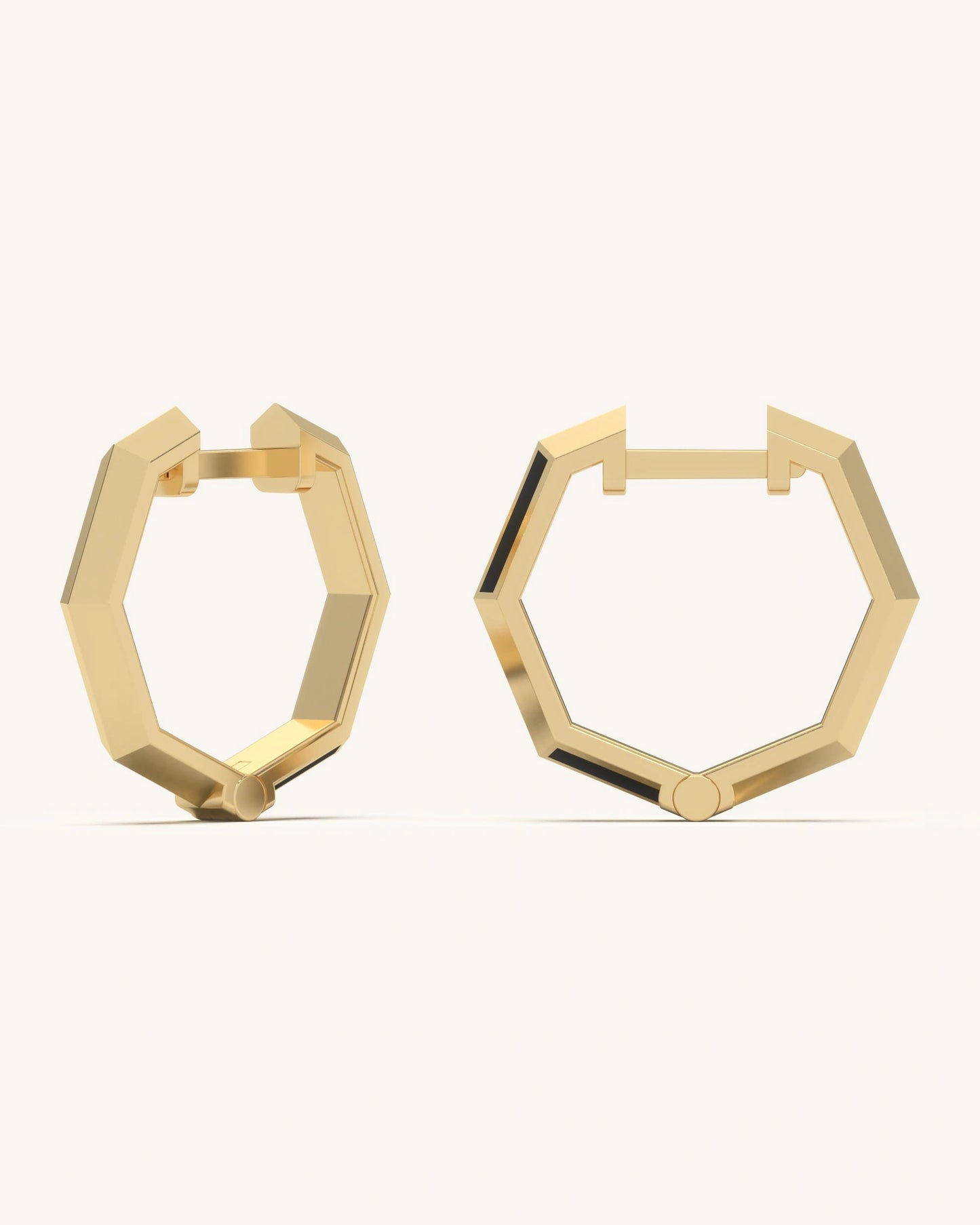 Facets Chic Hoops