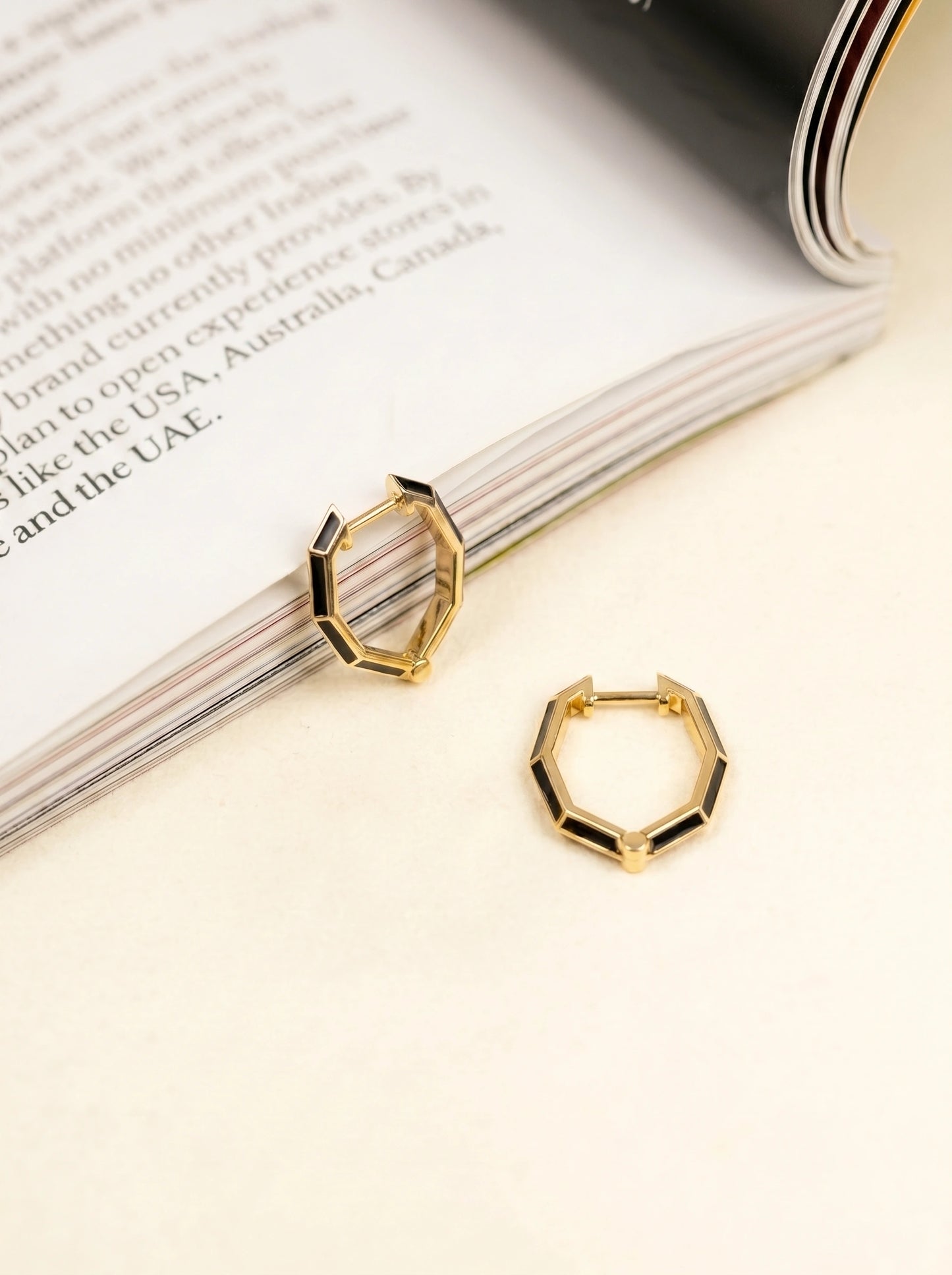 Facets Chic Hoops