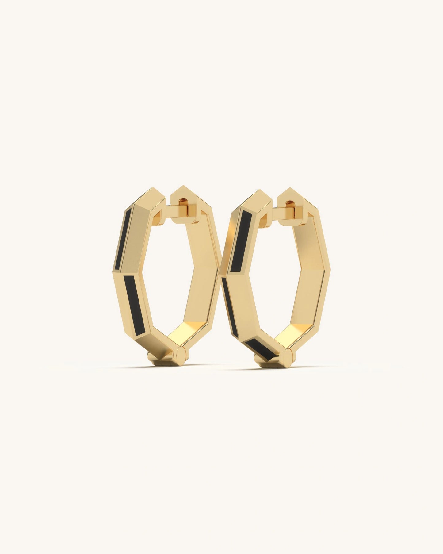 Facets Chic Hoops