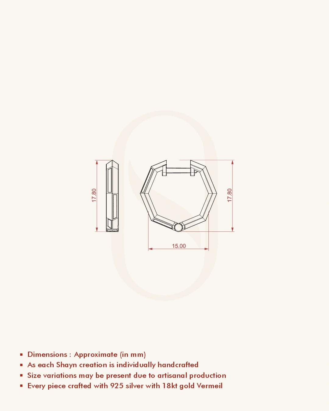 Facets Chic Hoops