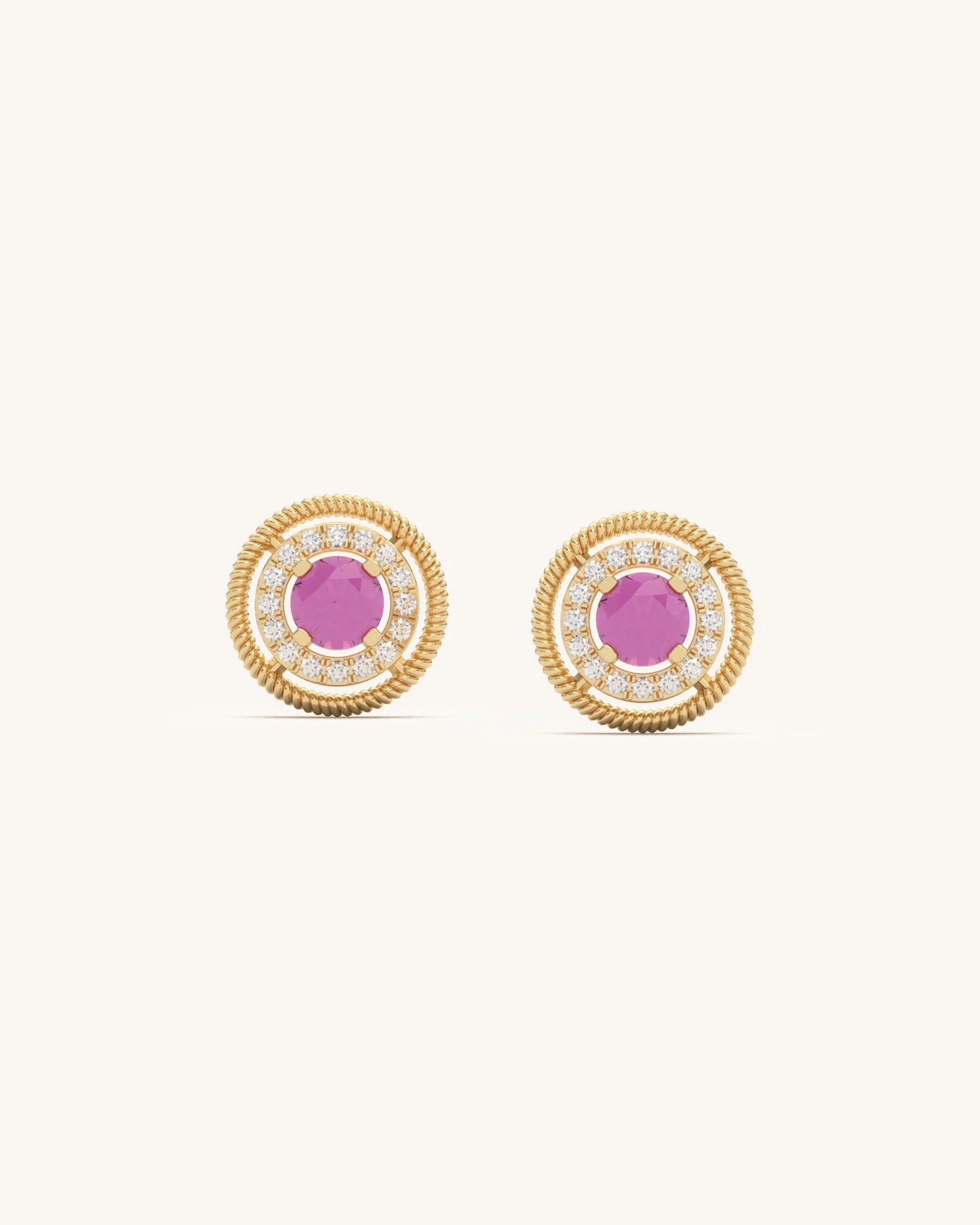 Vintage Halo Spark Studs