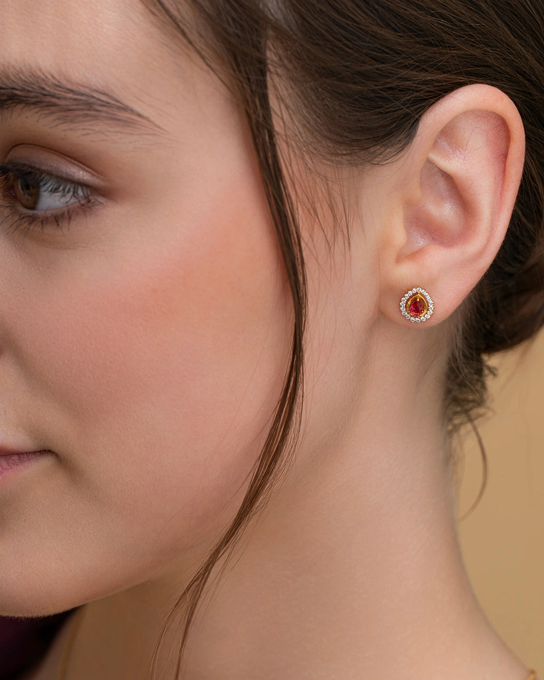 Royal Teardrop Shine Studs