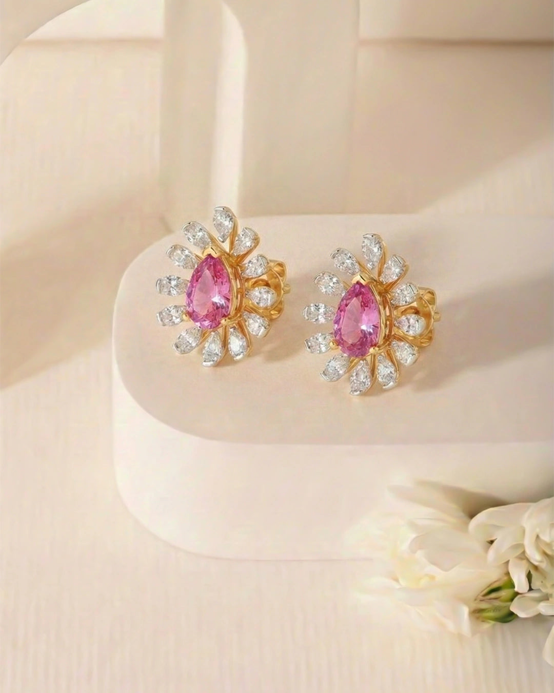 Sunflower Drop Studs