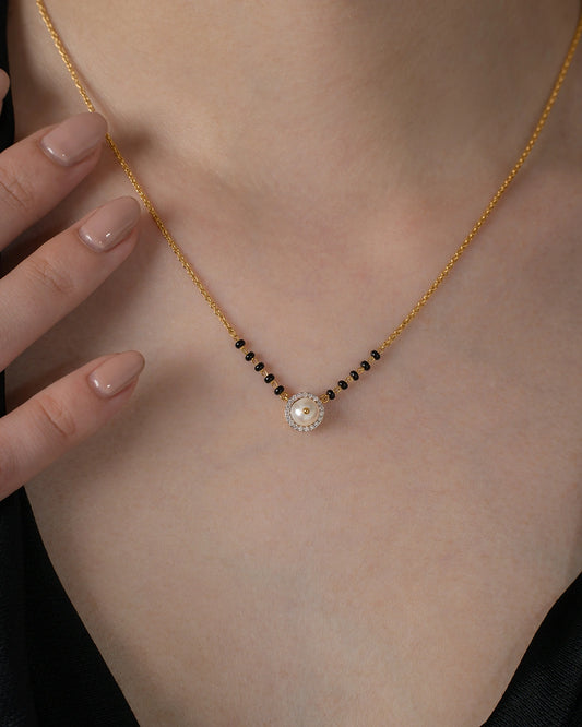 Circle Pearl Mangalsutra