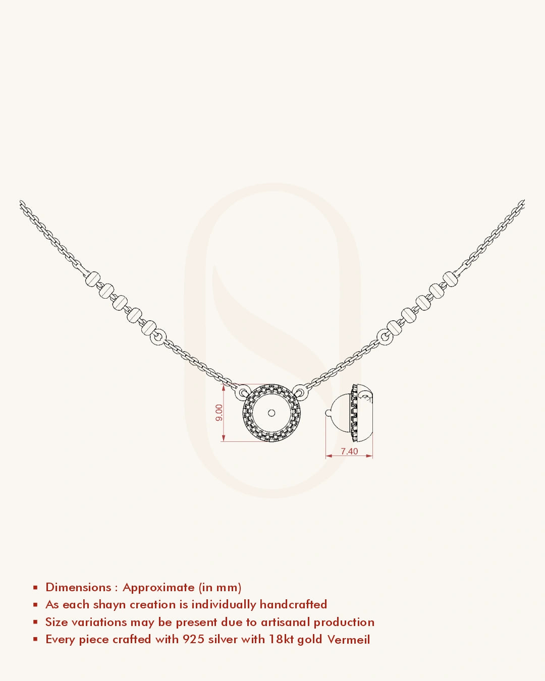 Circle Pearl Mangalsutra