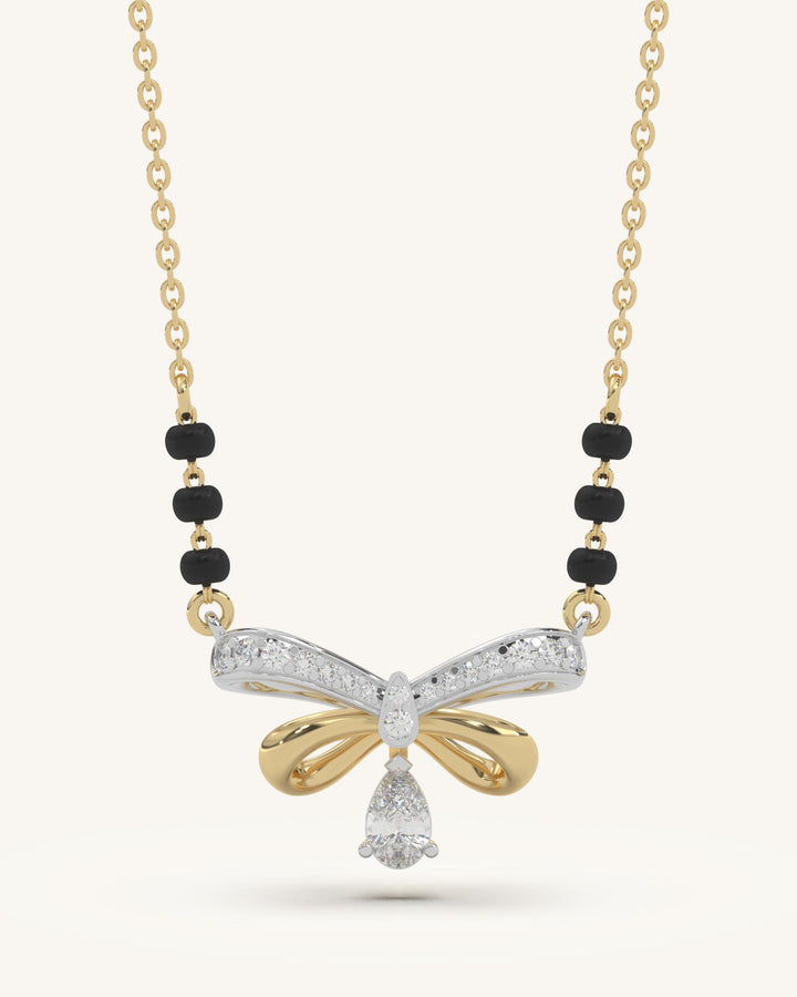 Mangalsutra Bow Necklace