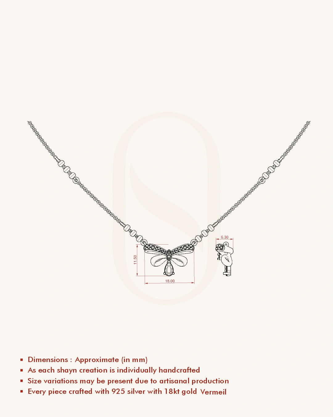 Mangalsutra Bow Necklace