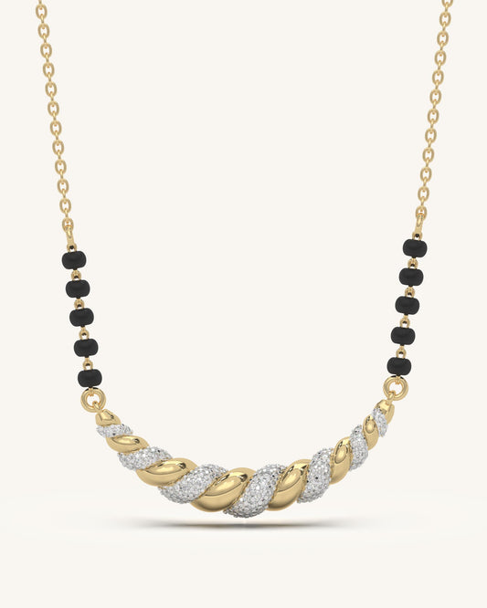 Curved Mangalsutra Design