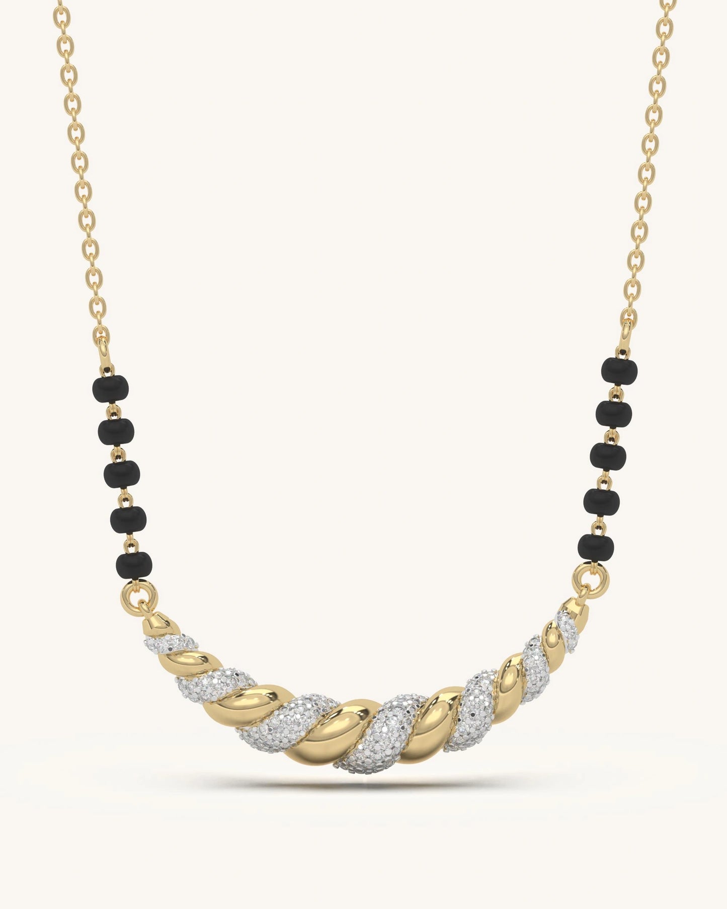 Curved Mangalsutra Design