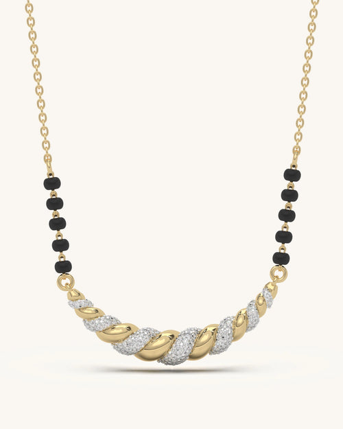 Curved Mangalsutra Design