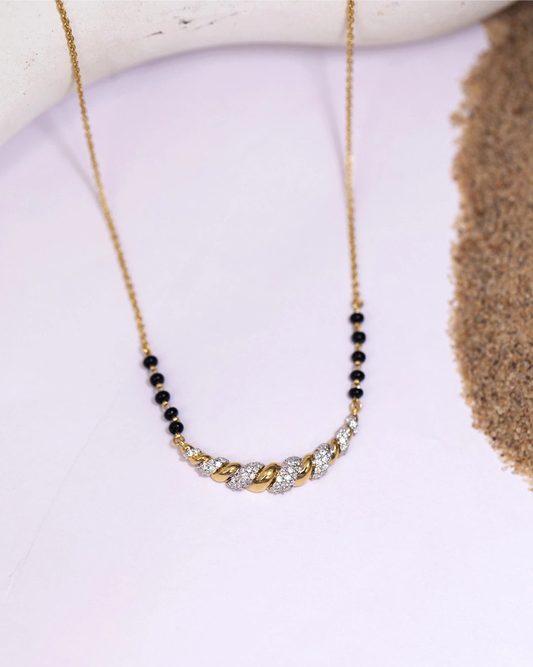 Curved Mangalsutra Design