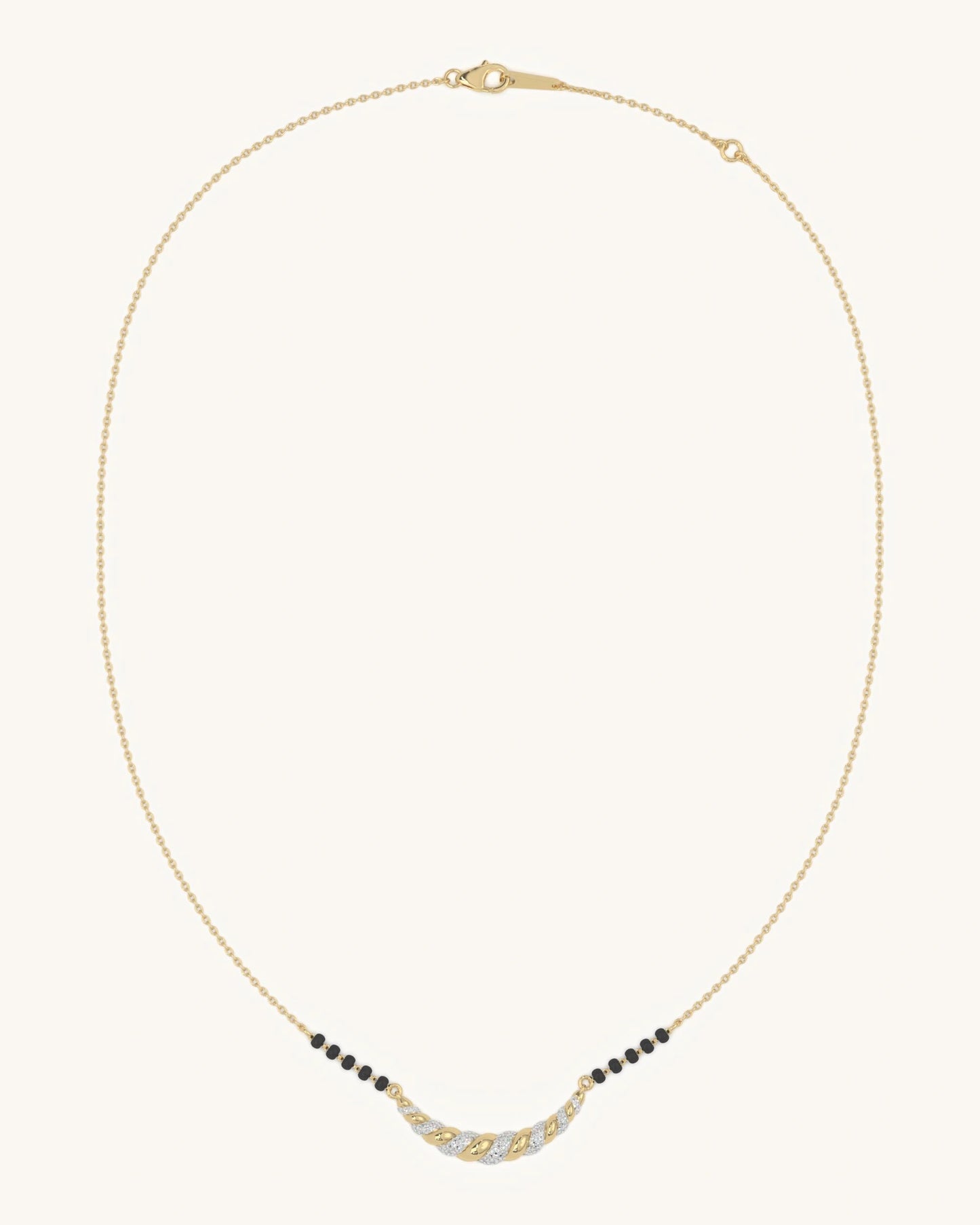 Curved Mangalsutra Design