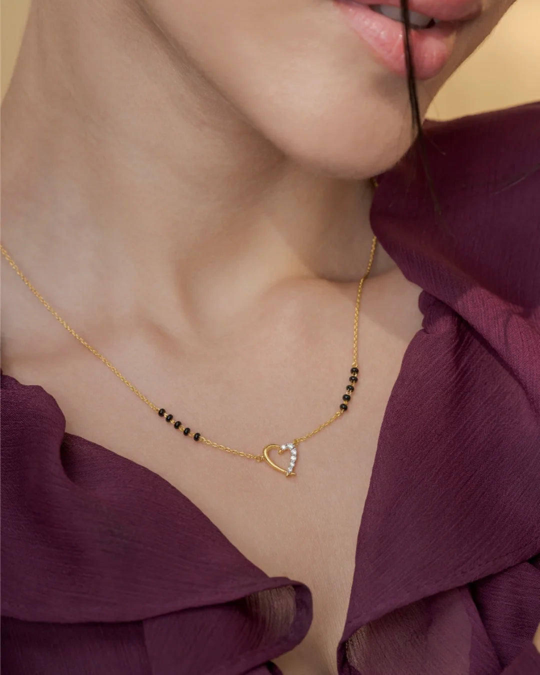 Black Bead Mangalsutra