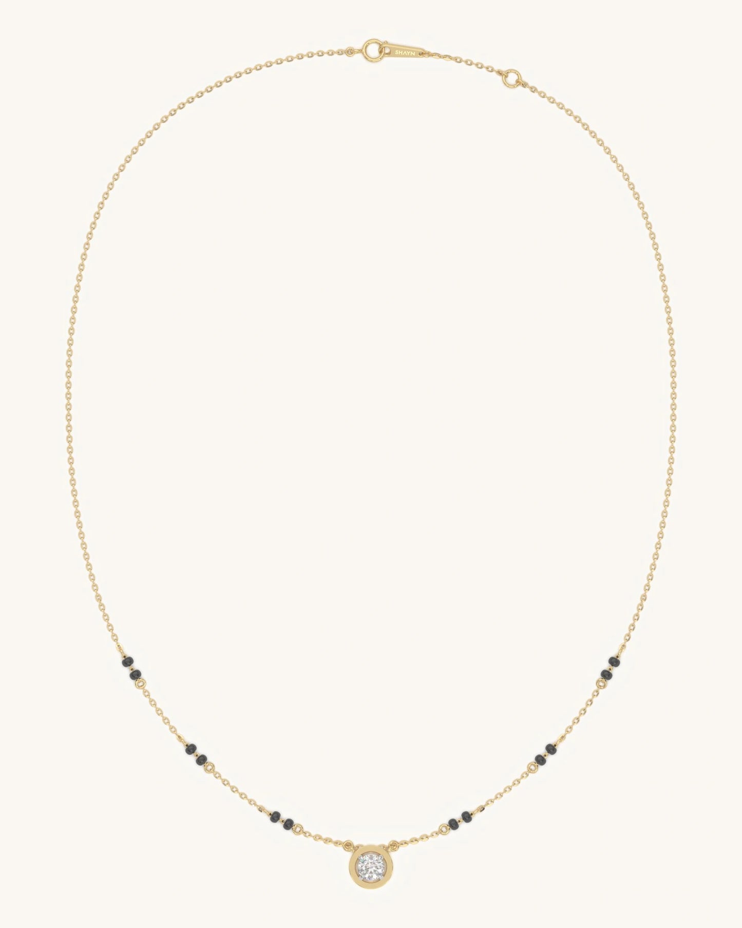 Modern Solitaire Mangalsutra