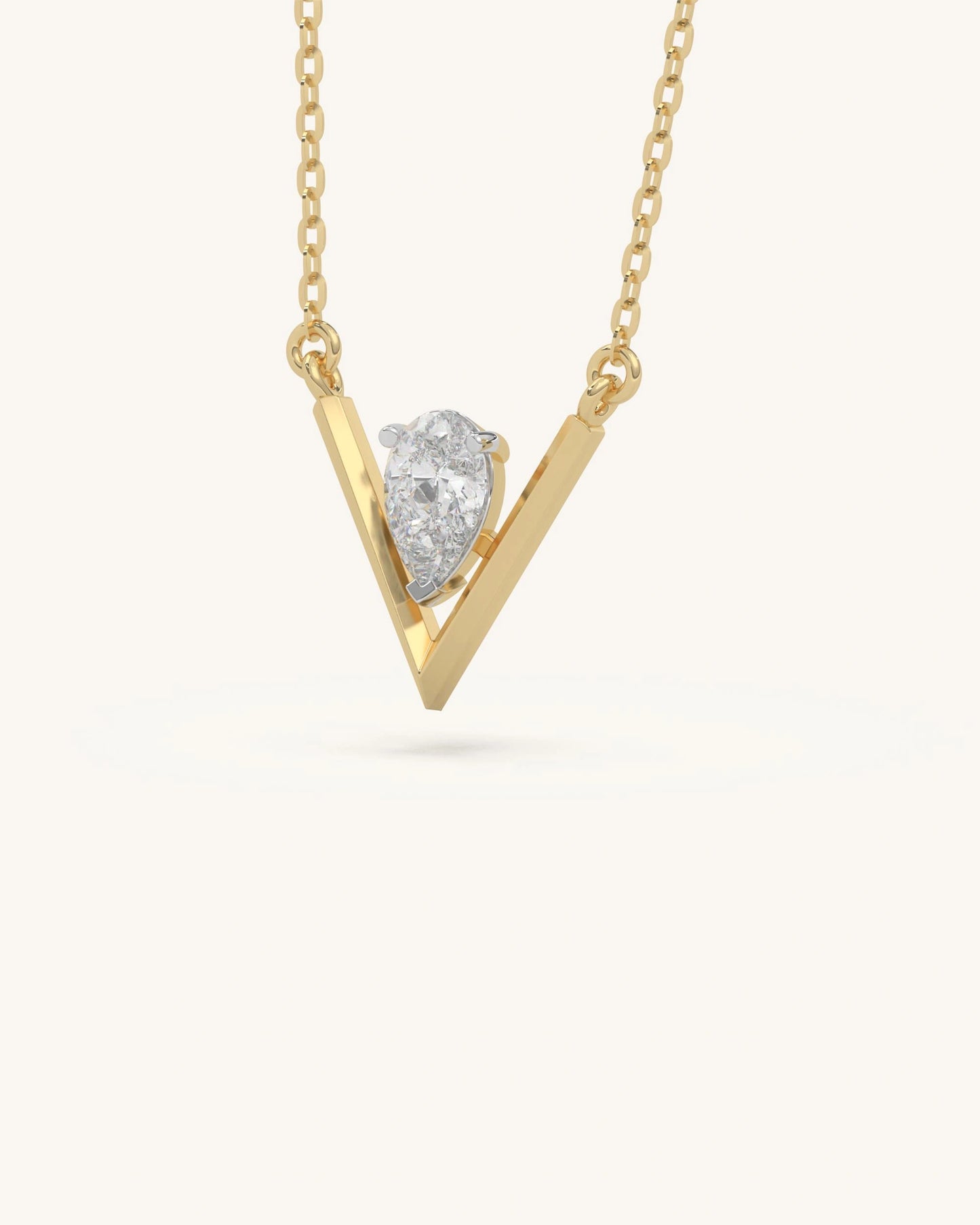 Chevron Pear Mangalsutra
