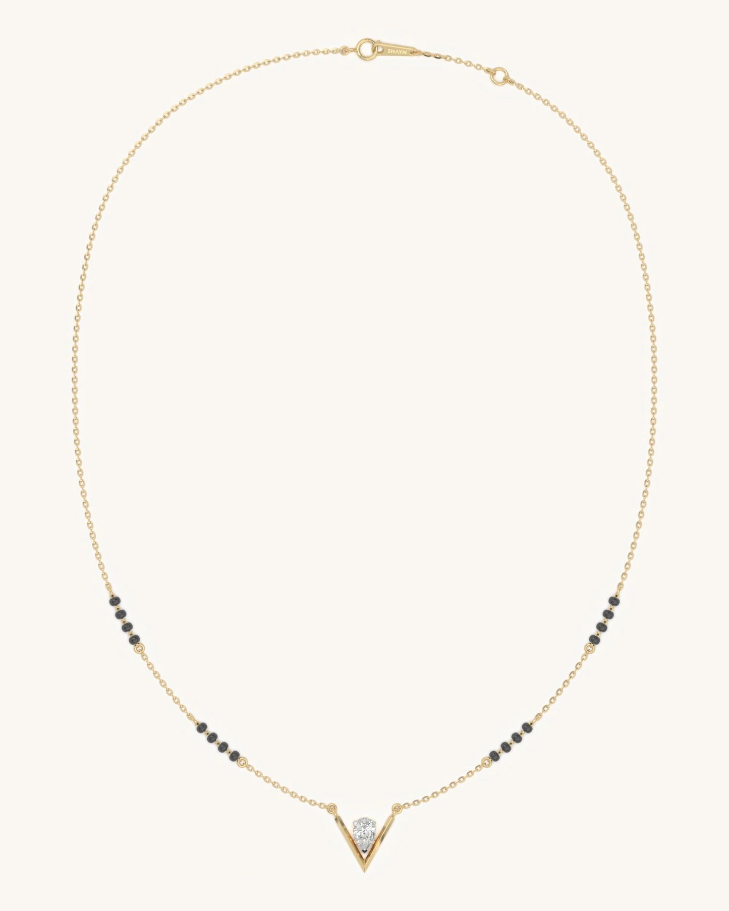 Chevron Pear Mangalsutra