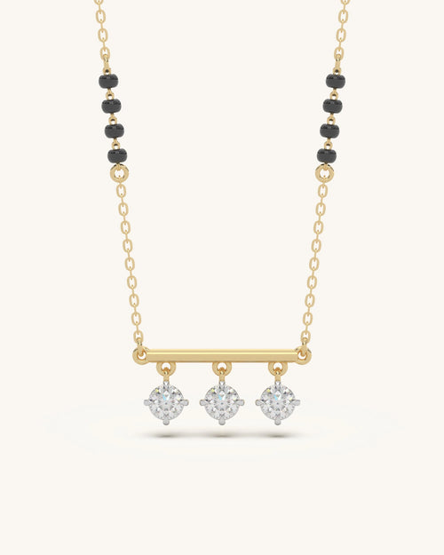 Triple Radiants Bar Mangalsutra