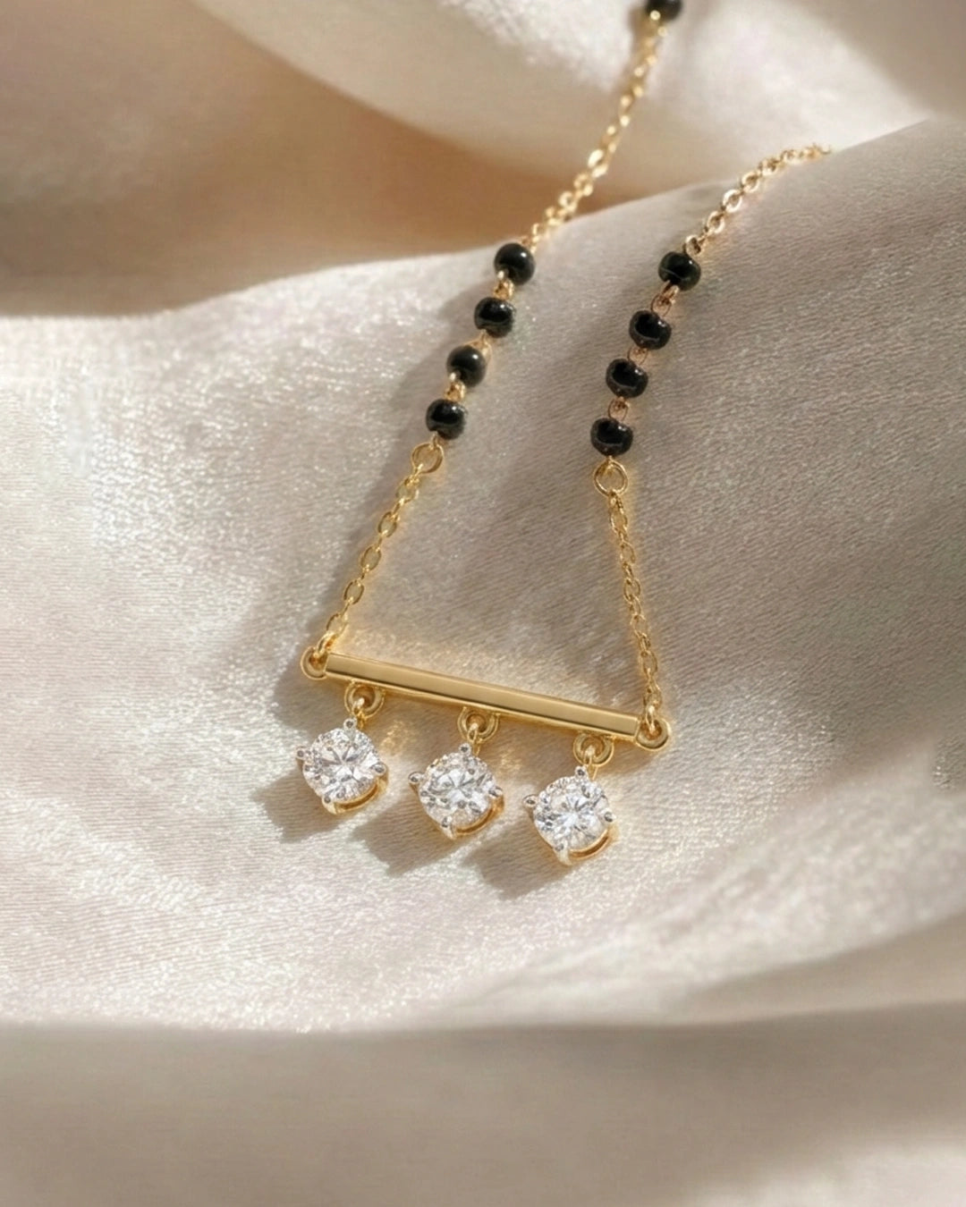 Triple Radiants Bar Mangalsutra