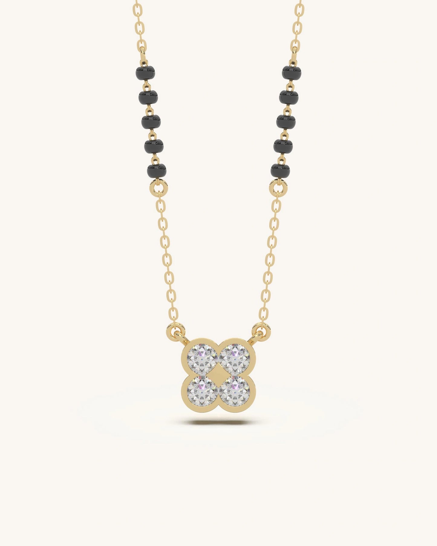 Lucky Clover Mangalsutra