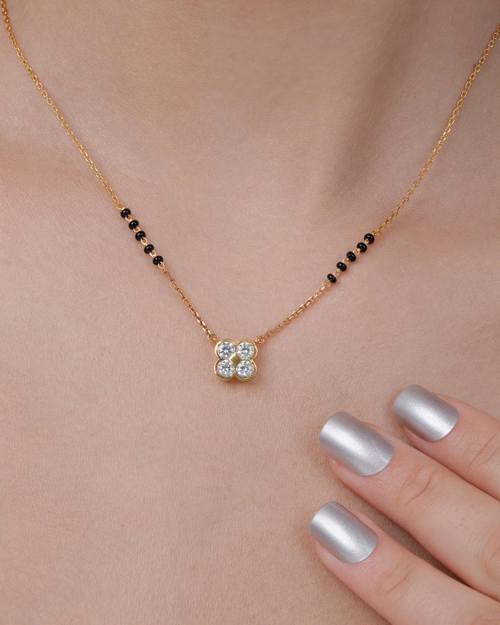 Lucky Clover Mangalsutra