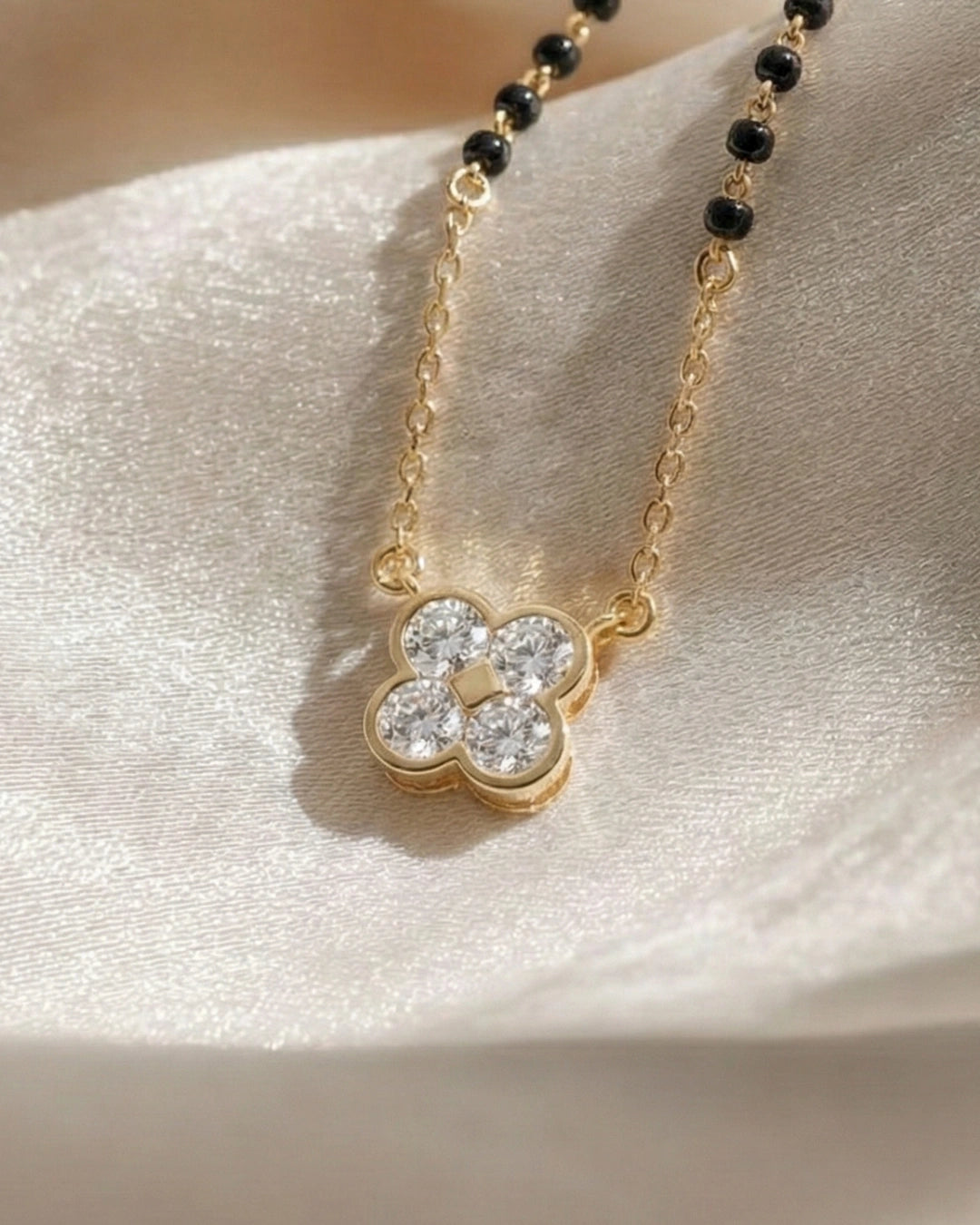 Lucky Clover Mangalsutra