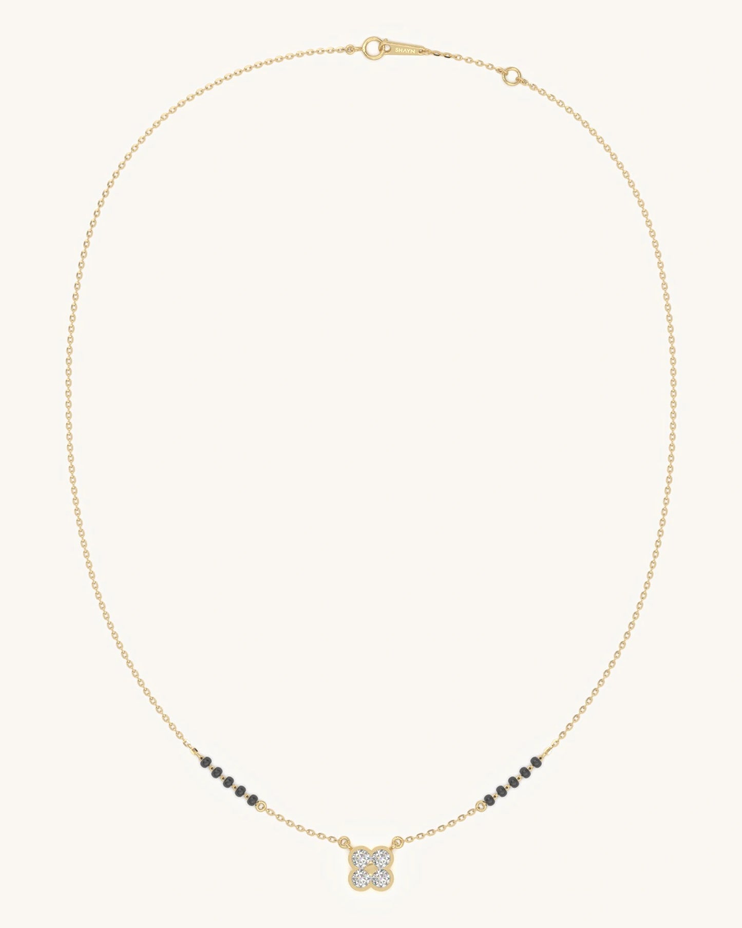 Lucky Clover Mangalsutra