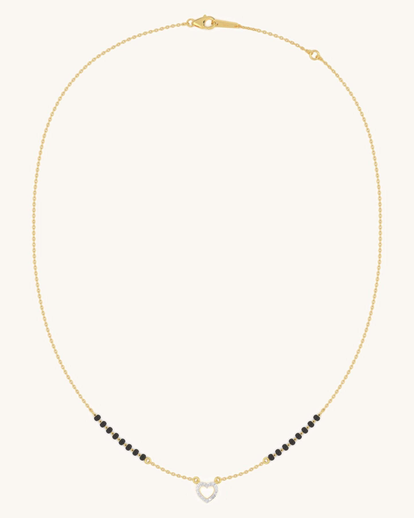 Open Heart Mangalsutra & Open Heart Ring