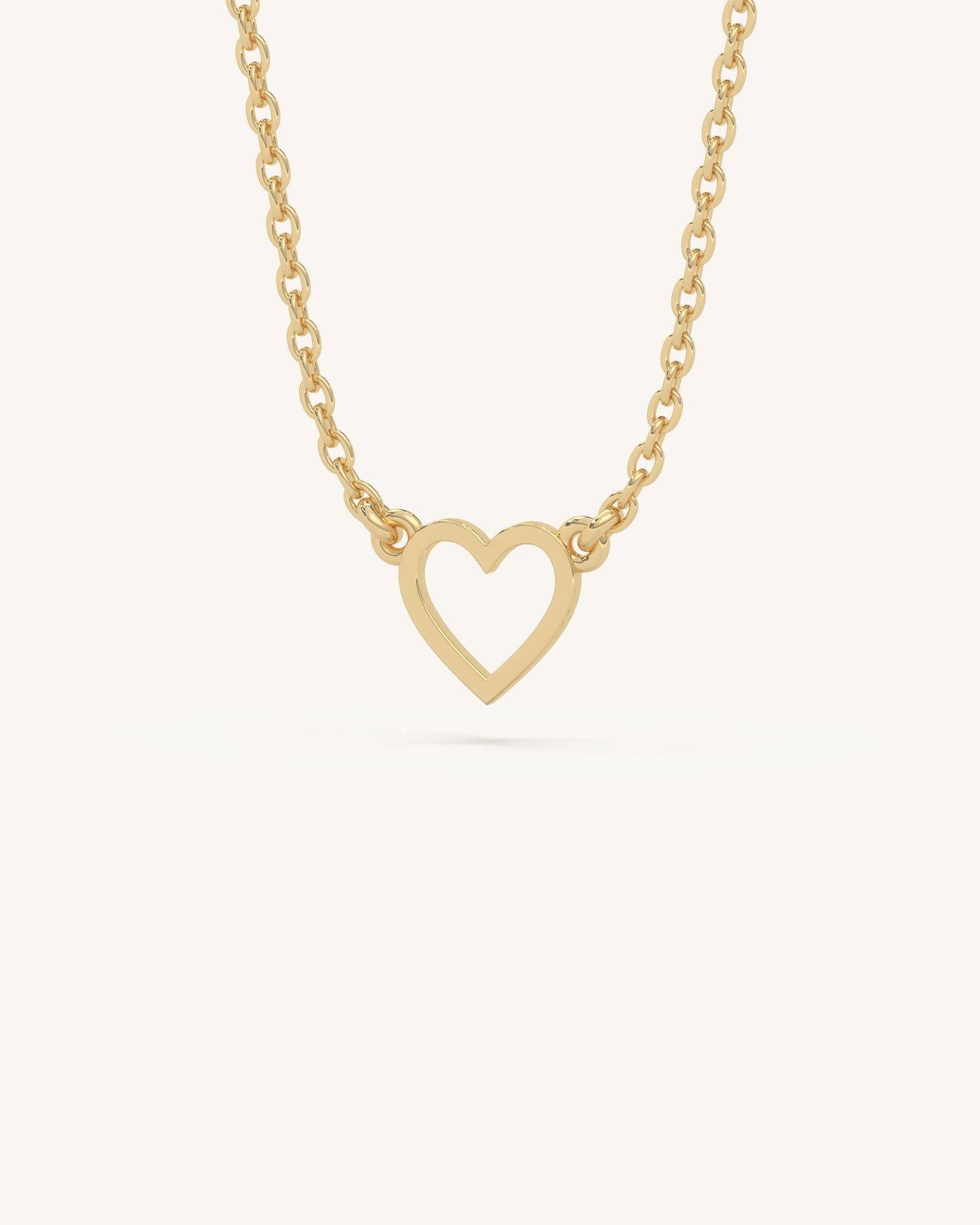 Heart Link Chain & Swan Charm