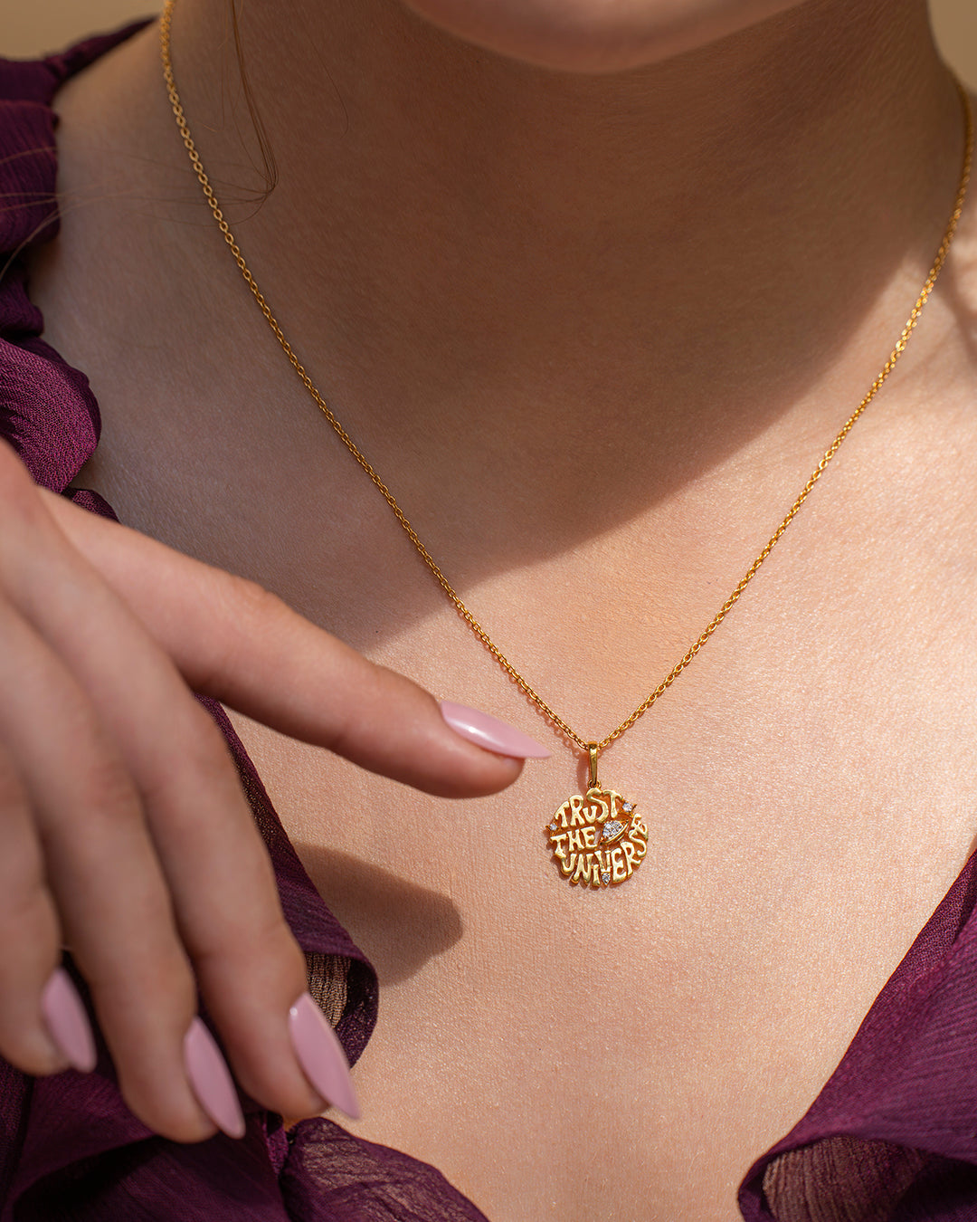 Skyline Wing Earrings & Trust Universe Pendant