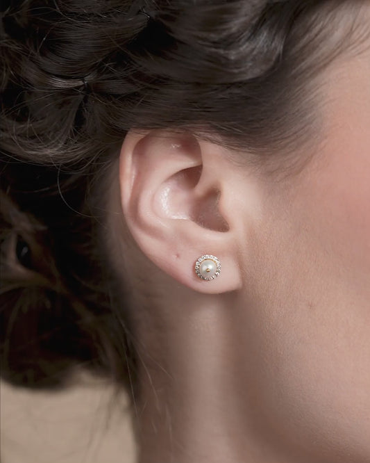 Pearl Stud Earrings